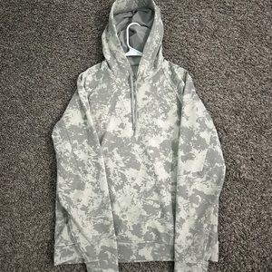 Lululemon city sweat pull over hoodie is white Camo